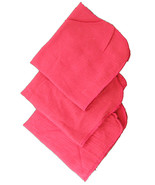4 RED pink SHOP TOWELS 100% Cotton cloth Rags auto car mechanics cleanin... - £11.78 GBP