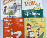 Dr. Seuss Kids Books Lot Hardcover Hop On Pop I Can Read With My Eyes Shut - $9.74