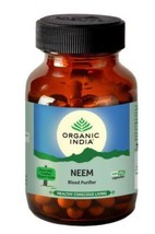 Lot of 2 Organic India Neem 120 Capsules USDA GMO Cert Immune Pure Blood Care... - £20.23 GBP
