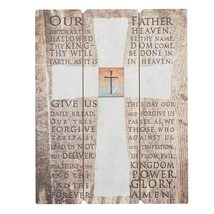 Creative Brands Inspirational Wooden Plank Wall Decor with Scripture for Home, C - £21.90 GBP