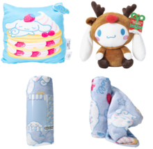 Cinnamoroll Hello Kitty 3 Piece Reindeer Christmas Bundle Blanket Pillow... - $37.12