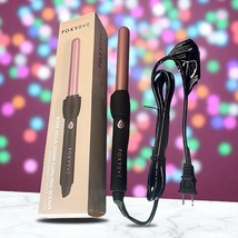 FOXYBAE Black 25mm Curling Wand with Rose Gold Colored Barrel Brand New ... - $74.24