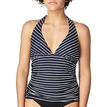MSRP $88 Tommy Hilfiger Women&#39;s Standard Tankini Swimsuit Top Navy Size XS - £16.08 GBP