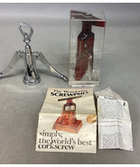 Set Of 2 - Vtg ScrewPull Corkscrew Wine Bottle Opener &amp; Another Bottle O... - €14,06 EUR