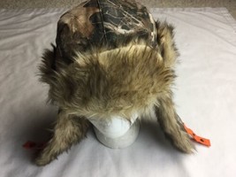 Truetimber Camo Men&#39;s Faux Fur Trapper Hat Brown One Size - £15.69 GBP