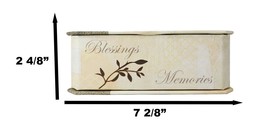 Blessings Memories Love God Grant Serenity Courage Wisdom Musical Trinket Box - £19.65 GBP