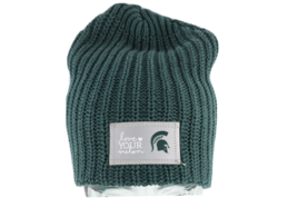 Love Your Melon LYM Michigan State University Spell Out Winter Knit Bean... - £19.74 GBP