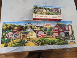 Apple Annies Carnival Panoramic Puzzle 1000 Pcs MaterPieces Inc - $9.95