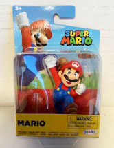 NEW Jakks World of Nintendo Super Mario 2.5-inch Jumping MARIO Mini-Figure - £9.58 GBP