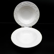 Mikasa English Countryside Set of 2 White Large Rimmed Berry Fruit Bowls 6.75 in - £15.81 GBP