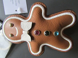 Kate Spade New York Key Ring Fob Big Leather Gingerbread Boy New $129 - $88.11