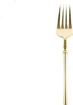 Disposable Heavy Weight Gold Plastic Salad Fork 80pcs - £23.77 GBP