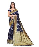 Saree Fabric:- Banarasi Silk Kanchipuram Silk Saree- 5.5 Meter -Blouse-0... - £36.12 GBP
