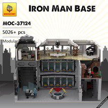 MOC-37124 Modular Building Blocks Set for Iron Man Base Super Hero Bricks Toys - $445.49