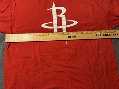 Houston Rockets Red NBA T-Shirt XL Men’s Basketball Tee 100% Cotton Nicaragua Item image 5
