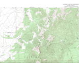 Elkhorn Canyon, Nevada 1971 Vintage USGS Topo Map 7.5 Quadrangle Topogra... - £18.97 GBP