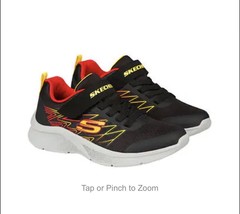 Skechers Kids Microspec-Texlor Shoes Sneakers Black Multi Size 11 - £20.69 GBP+
