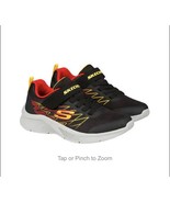 Skechers Kids Microspec-Texlor Shoes Sneakers Black Multi Size 11 - £20.91 GBP+