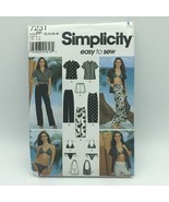 Simplicity 7231 Size PP 12, 14, 16, 18 Uncut Misses 2 Piece Bathing Suit... - $8.00