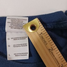 Gildan Heavy Cotton BLUE LIVES MATTER Men's Blue T-Shirt Long Sleeve Size Large image 6