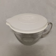 Pampered Chef 4 Cup Glass Measuring Cup With Lid - £25.12 GBP