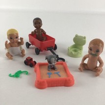 Barbie Skipper Babysitters Lot Messy Face Doll Figures Sandbox Wagon Toy... - $41.53
