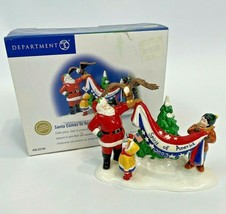 Department 56 Snow Village 55194 Santa Comes to Town 2003 Accessory Chri... - £15.92 GBP