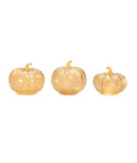 LED Mercury Glass Pumpkin Decor (Set of 3) - 773536 - €79,84 EUR