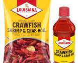 Louisiana Fish Fry Products Crawfish, Shrimp &amp; Crab Boil Seasoning Bundl... - £36.70 GBP