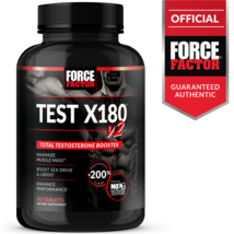 Force Factor TEST X180 Male Vitality Maximize Muscle Mass 60 Capsules Ex... - $54.99