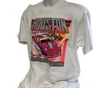 Vintage Houston Raceway Park Mens XL T Shirt Texas Thunder Drag Racing S... - £35.16 GBP