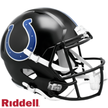 Indianapolis Colts Helmet Riddell Replica Full Size Speed Style On-Field Alterna - $3,193.10 MXN