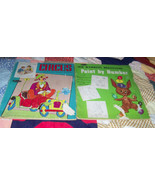 lot of {2} vintage 60&#39;s childerns [paint by numbers coloring books} - £11.80 GBP
