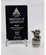 ~SALE~ 2.9oz Hand Poured Silver Bar Statue Jumping Plumber 999 Fine Cast... - $5,086.26 MXN