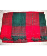 Holiday Plaid Tablecloth is perfect for the Christmas Season. (#0539) - $37.03 CAD