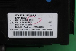 Mercedes Signal Aquisition Control Module Computer SAM REAR A1645401201  image 2