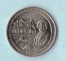 2017 D Washington Quarter - District of Columbia - Frederick Douglas - AU55 - $1.25