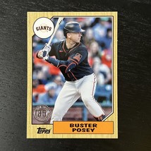 2022 Topps Series 1 Baseball Buster Posey 1987 Topps 35th Anniversary T87-49 - $1.97