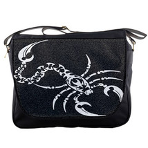 New Scorpion Bone Skull Tattoo Stampunk Custom Print Messenger Bag L - £24.31 GBP
