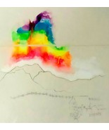 Orig Painting Watercolor &amp; Pencil on Paper Down In the Valley The Valley... - $220.72