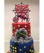 Inspired by Spiderman Cake Topper | | Superhereo | Cake | Personalised |... - $13.00