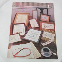 Vintage 1980 Counted Cross Stitch Leaflet by Rose Anne Hobbs Crafting - $16.83