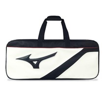 Mizuno JPX Badminton Square Bag Racquet Sports Bag White Black Bag NWT 73GDX0490 - $112.41