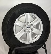 Ford F150 OEM 17" Silver Wheels Pirelli ATR Tires Fits 2015-2025 TPMS LU... - $741.51