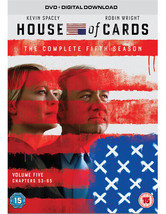 House Of Cards: The Complete Fifth Season DVD Kevin Spacey Cert 15 4 Discs Pre-O - £14.87 GBP