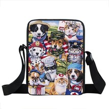 Cute Dachshund Dog Pug Print Small Shoulder Bag Women Handbag Mens  Bags Adult B - £50.75 GBP
