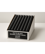 10-Case ProPack TAG Hardware 24&quot; Long Premium Matte Black 1 5/16 Inch Di... - $1,559.41 MXN