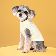 Dog Jumper Dog Coats Pet Sweater Knitted Dog Jersey Dog Clothes Puppy Jumpers - £12.64 GBP