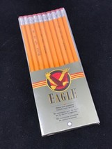 10 New NOS VTG Eagle HB No 2 Pencil Unsharpened NO RAINFOREST Wood USA Made - $8.40