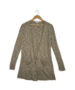 Madewell Cardigan Sweater Womens Small Green Olive Ryder Pockets Cottage... - $25.73